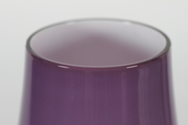 Hans-Agne Jakobsson Model B-124 Table Lamp of Purple Opaline Glass Mid-century Sweden 1960s