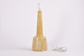 Tall! Danish Palshus / Le Klint Table Lamp Yellow with Shade, Design Esben Klint, Model 337, Modern Ceramic 1960s