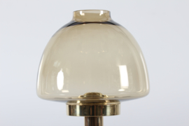 Hans Agne Jakobsson Hurricane Brass Candle Holder L102/32 Markaryd Sweden 1960s