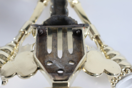 Art Nouveau Huge Wall Lights of Brass Thorvald Bindesbøll Style Denmark 1900s