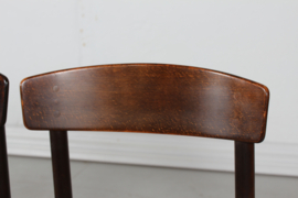 Børge Mogensen Set of 4 J 39 Chairs "Folkestolen" by F.D.B. Møbler, Denmark 1970s Mid-century Modern