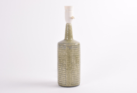 Danish Palshus Table Lamp Dusted Green with Shade, Design Per Linnemann-Schmidt, Model DL 30, Modern Ceramic 1960s