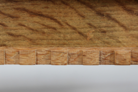 SOLD - 1970s Danish Oval Extendable Dining Table of Oak in Henning  Kjærnulf Style, Mid-century Modern Brutalist