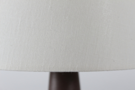Danish Søholm Ceramic Table Lamp Brown, Blue and Purple Colors by Einar Johansen 1960s Mid-century