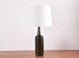 Palshus Denmark Tall Table Lamp Forest Green & Blue, Design Per Linnemann-Schmidt, PL-S Model DL 36, Danish Mid-century Modern Ceramic 1960s