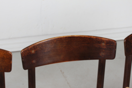 Børge Mogensen Set of 4 J 39 Chairs "Folkestolen" by F.D.B. Møbler, Denmark 1970s Mid-century Modern