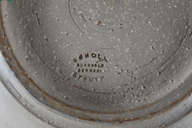 Huge Søholm Stoneware Bowl by Noomi Backhausen with Tree of Life Motif, 1960s Danish Ceramic.