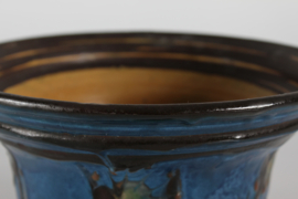 Herman A. Kähler Art Object,  Art Nouveau Ceramic Flowerpot Denmark Early 20th Century.