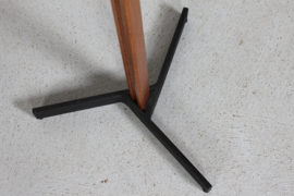 Danish Svend Aage Holm Sørensen Adjustable Oak Floor Lamp with New Shade Modern Lightning 1950s