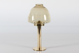 Hans Agne Jakobsson Hurricane Brass Candle Holder L102/32 Markaryd Sweden 1960s