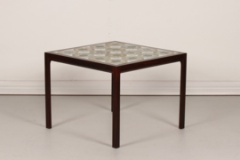 Coffee Table Rosewood with Royal Copenhagen Tiles by Kari Christensen CFC Silkeborg Danish Mid-century // PRICE UPON REQUEST //