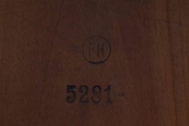 Mølgaard & Hvidt AX Coffee Table of Teak and Beech for Fritz Hansen, Denmark 1950s, Scandinavian Modern