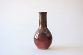Kähler HAK Denmark Tall Vase Red Lustre Glaze Danish Mid-century Pottery ca 1030s. // PRICE UPON REQUEST