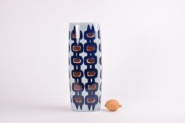 Very Tall! Royal Copenhagen "Tenera" Vase Decor by Inge-Lise Koefoed, Model 1182/3101, Danish Modern Ceramic 1980s to 1990s