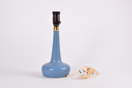 Incl New Lampshade PALSHUS / Le Klint Table Lamp Blue Haresfur Glaze Danish Mid-century Ceramic Lighting // PRICE UPON REQUEST