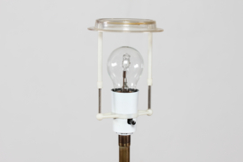 Huge Ceramic Floor Lamp by Rigmor Nielsen for Søholm Denmark 1950s Mid-Century Ceramic