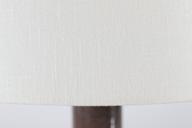 Søholm Pair of Sculptural Ufo Sharped Table Lamps Danish Modern, Blue and Brownish Colors + New Shades 1960s