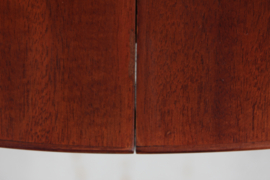Ole Wanscher Large Round Dining Table of Mahogany Made by A. J. Iversen Denmark. Mid-century Scandinavian Modern.