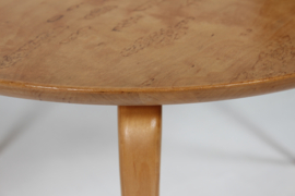 Swedish Bruno Mathsson Coffee Table "Annika" of Masur Birch by Karl Mathsson Sweden. Scandinavian Modern.