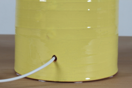 1970s Tall Bjørn Wiinblad Ceramic Table Lamp for Rosentahl with New Shade. Danish Modern Lightning.