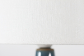 Danish Søholm Sculptural Ceramic Table Lamp by Einar Johansen Aqua Blue, Green with New Shade. Mid-century Ceramics 1960s