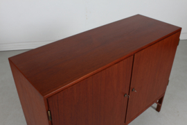 Børge Mogensen Teak Sideboard with China Legs of Oak Made for FDB Møbler 1960s. Mid-century Modern.