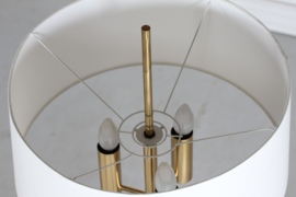 Svend Aage Holm Sørensen Style Pair of Danish Modern Floor Lamps of Brass 1960s