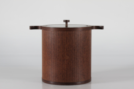 King Size Vintage Ice Bucket by Danish Theodor Skjøde Knudsen of Wengé. 1960s Mid-century Denmark.