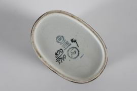 Nils Thorsson for Royal Copenhagen from the BACA Line,  Oval Faience Vase Danish Ceramic 1975-79