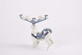 Jeanne Grut for Royal Copenhagen Deer Figurine Candelabra, Danish Ceramic, 1970s