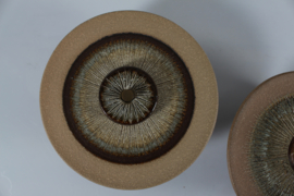 Pair of Søholm Sculptural Ceramic Lamps/ Wall Sconces. Danish Design Mid-century 1960s
