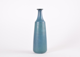 Gunnar Nylund for Nymølle Tall Vase Turquoise Blue, Scandinavian Modern 1960s