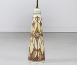 Huge Ceramic Floor Lamp by Rigmor Nielsen for Søholm Denmark 1950s Mid-Century Ceramic