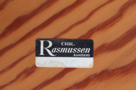 Danish Vivi Bülow Tile-Top Table of Mahogany by Chr. Rasmussen in Denmark 1950s. Danish Modern