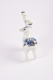 Jeanne Grut for Royal Copenhagen Deer Figurine Candelabra, Danish Ceramic, 1970s