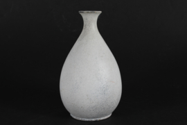 Nils Kähler Baluster Shaped Vase with Matte Ash Grey Glaze, HAK, Denmark, 1940s