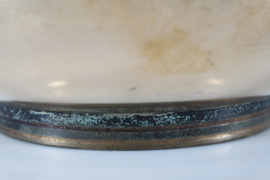 Danish Art Deco Bronze Bowl with Brown Patina in Axel Salto and Tinos Style,1950s