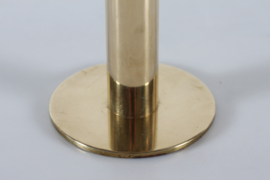 Hans Agne Jakobsson Hurricane Brass Candle Holder L102/32 Markaryd Sweden 1960s