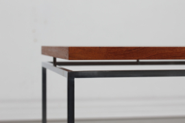 Vintage Knud Joos Side Table of Teak with Floating Table Top by Jason Møbler, Denmark Mid-century