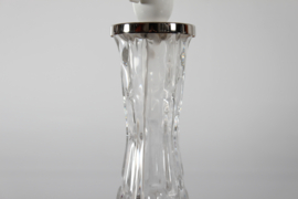 Carl Fagerlund Vintage Table Lamp of Clear Glass for Orrefors, Sweden, Mid-century Scandinavian Design 1960s