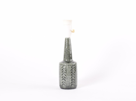 Danish Palshus Small Table Lamp Bottle Green, Midcentury Ceramic, 1960s