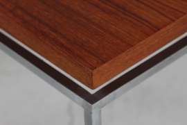 Vintage Knud Joos Side Table of Teak with Floating Table Top by Jason Møbler, Denmark Mid-century