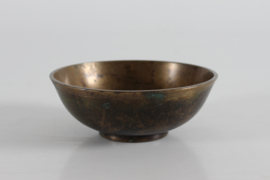 Art Deco Decorative Small Bowl Bronze by Just Andersen with Brown Patina, 1930s. Vintage Danish Design.