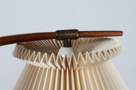 Danish Severin Hansen Jr. Bridge Tripod Floor Lamp with Le Klint Shade 1950s. Mid-century Danish Modern.