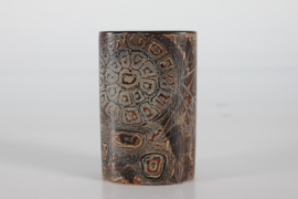 Nils Thorsson for Royal Copenhagen from the BACA Line,  Oval Faience Vase Danish Ceramic 1975-79
