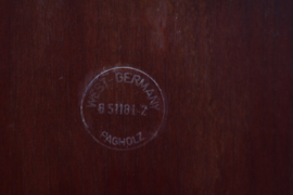 German Flötotto and Pagholz Set of Six Stacking Chairs of Molded Plywood 1970s