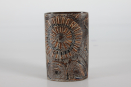 Nils Thorsson for Royal Copenhagen from the BACA Line,  Oval Faience Vase Danish Ceramic 1975-79