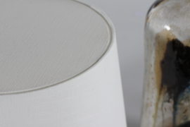 Danish Modern Sculptural Ceramic Table Lamp by Jeppe Hagedorn-Olsen, 1960s Mid-century Lightning