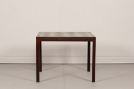ON HOLD! Coffee Table Rosewood with Royal Copenhagen Tiles by Kari Christensen CFC Silkeborg Danish Mid-century // PRICE UPON REQUEST //