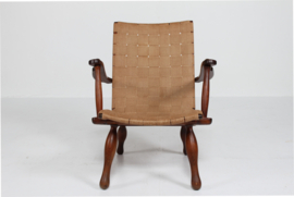 Original Swedish Easy Chair in Style of Karl Scröder, 1930s-1940s. Scandinavian Modern.